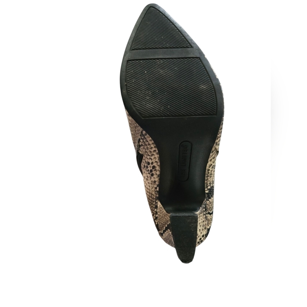 The Limited- Razzey Snakeskin Print Ankle Boots, Size 7.5 M, Zip - Picture 4 of 6
